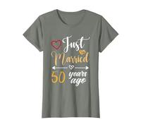 Just Married 50 Years Ago 50th Wedding Anniversary T-Shirt