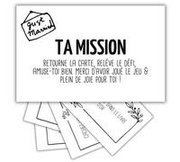 Just Married (Français) par snaPmee - Jeu de mariage avec 108 tâches pour les invités et le couple de mariés - 10 catégories avec des tâches photo et plus