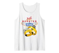 Just Married in Vegas ! Las Vegas Mariée de mariée Débardeur