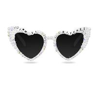 Just Married Lunettes de soleil pour enterrement de vie de jeune fille, enterrement de vie de jeune fille, accessoires de cadeau de fête, enterrement de vie de jeune fille