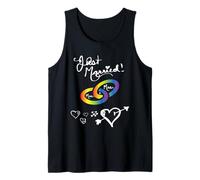 Just Married Mrs & Mrs Gay Décoration de fiançailles pour Mariage lesbien Débardeur