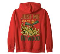Just Me And My Fatwood Prepper Survival Bushcraft Sweat à Capuche
