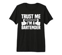 Just Me I'm A Bartender Funny Bartending Alcoholic Drink T-Shirt Haut de Gamme
