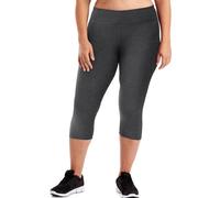 Just My Size Capri Active Stretch Pantalons, Granite chiné, 5X Femme