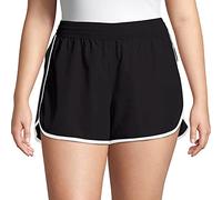JUST MY SIZE Active Woven Run Short Court, Noir, 5X Femme