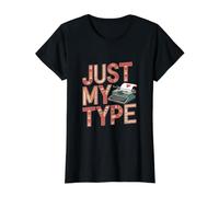 Just My Type - Éditeur de Livre Amusant de Machine à écrire T-Shirt Graphique avec Valeur