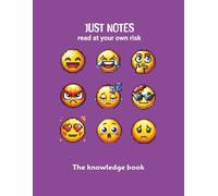 Just Notes, Read at your own risk: Notebook for School, Work & Note Taking, Journals for Writing, Funny Gifts for Coworkers & Friends, 8.5-11 with 100 pages