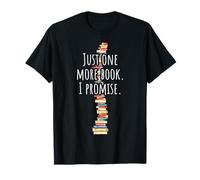 Just One More Book I Promise Rat de Bibliothèque Lire Livres T-Shirt