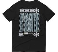 Just One More Bump T-shirt humoristique pour homme Motif cocaïne, noir, Taille L