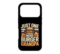 Just One More Burger Grandpa Barbecue Amusant Coque pour iPhone 17 Pro