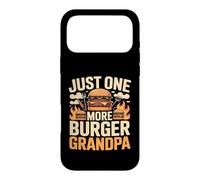 Just One More Burger Grandpa Barbecue Amusant Coque pour iPhone 17 Pro Max
