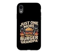 Just One More Burger Grandpa Barbecue Amusant Coque pour iPhone XR