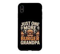 Just One More Burger Grandpa Barbecue Amusant Coque pour iPhone XS Max
