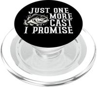Just One More Cast I Promise Design | Pêche Amusante PopSockets PopGrip pour MagSafe