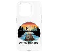Just One More Cast Safe Cracker Aimant de pêche Coque pour iPhone 15 Pro