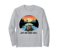 Just One More Cast Safe Cracker Aimant de pêche Manche Longue