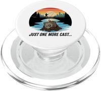 Just One More Cast Safe Cracker Aimant de pêche PopSockets PopGrip pour MagSafe