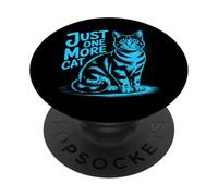 Just One More Cat PopSockets PopGrip Adhésif