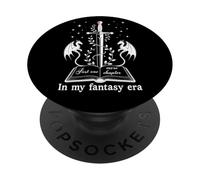 Just One More Chapter Book Dragon Dark Romance Fantasy Era PopSockets PopGrip Adhésif