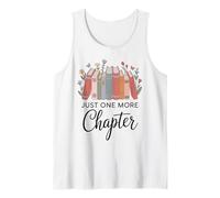 Just One More Chapter Book Lover Bookish Reading Flower Débardeur