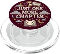 Just One More Chapter Book Lover Librarian Bookish PopSockets PopGrip pour MagSafe