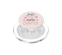 Just One More Chapter Bookish Reading Light Pink Book Lover PopSockets PopGrip pour MagSafe