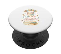 Just One More Chapter Cozy Book Lover Reading & Coffee PopSockets PopGrip Adhésif