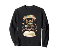 Just One More Chapter Cozy Book Lover Reading & Coffee Sweatshirt