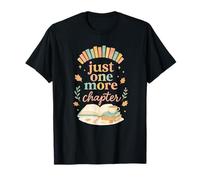 Just One More Chapter Cozy Book Lover Reading & Coffee T-Shirt