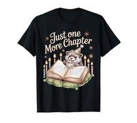 Just One More Chapter Cute Otter Reading National Book Day T-Shirt