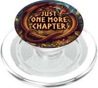 Just One More Chapter Fantasy Book Lover Dragon Magic Reader PopSockets PopGrip pour MagSafe
