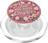 Just One More Chapter Floral Book Lover Reading Aesthetic PopSockets PopGrip pour MagSafe