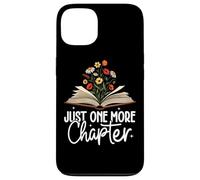 Just One More Chapter Floral Livre Ouvert Coque pour iPhone 13