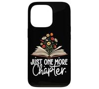 Just One More Chapter Floral Livre Ouvert Coque pour iPhone 13 Pro