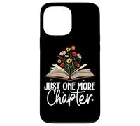 Just One More Chapter Floral Livre Ouvert Coque pour iPhone 13 Pro Max