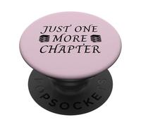 Just One More Chapter - Lecteur de Rat de Livres Lecture pour Les Amateurs de Livres PopSockets PopGrip Adhésif