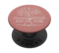 Just One More Chapter Livre de lecture Rose poudré PopSockets PopGrip Adhésif