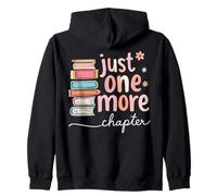 Just One More Chapter Pastel Book Lover Design Sweat à Capuche
