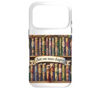 Just One More Chapter Reading Book Lover Book Shelf Bookish Coque pour iPhone 17 Pro