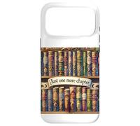 Just One More Chapter Reading Book Lover Book Shelf Bookish Coque pour iPhone 17 Pro Max