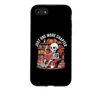 Just One More Chapter - Squelette Reading Book Lover Coffee Coque pour iPhone SE (2020) / 7/8