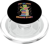 Just « One » More Dragon Story Livre de Lecture avec Dragon Mignon PopSockets PopGrip pour MagSafe