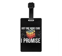 Just One More Étiquette de bagage cube Rubik Rubix Mathématiques pour enseignants