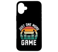 Just One More Game Funny Foosball Jeu de Joueur Humour rétro Coque pour iPhone 16 Plus