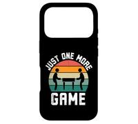Just One More Game Funny Foosball Jeu de Joueur Humour rétro Coque pour iPhone 17 Pro
