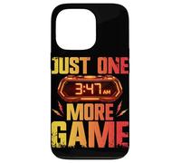 Just One More Game Funny Gamer Joke Gaming Humour Jeux vidéo Coque pour iPhone 13 Pro