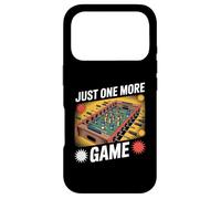 Just One More Game Joueur de Baby-Foot Amusant Coque pour iPhone 17 Pro