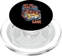 Just One More Game Pinball Arcade Retro Gamer PopSockets PopGrip pour MagSafe