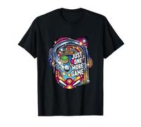 Just One More Game Pinball Retro Arcade Gamer T-Shirt