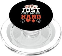 Just One More Hand Poker Jeu de Cartes de Jeu Amusant PopSockets PopGrip pour MagSafe
